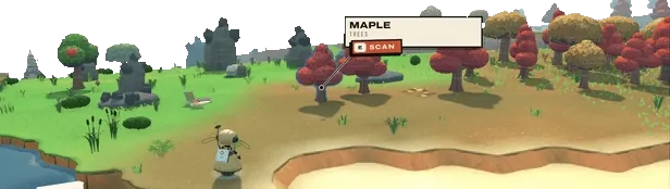 Scanning a tree.